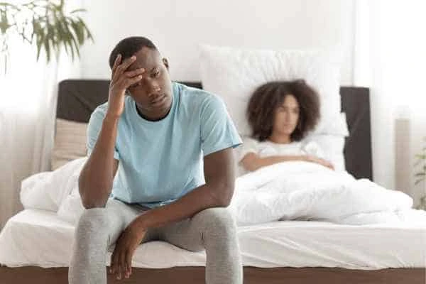 Man upset about ED symptoms Nottingham