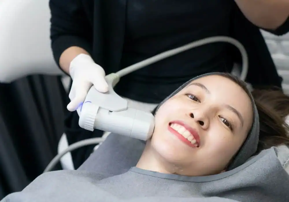 HIFU treatment Nottingham in progress