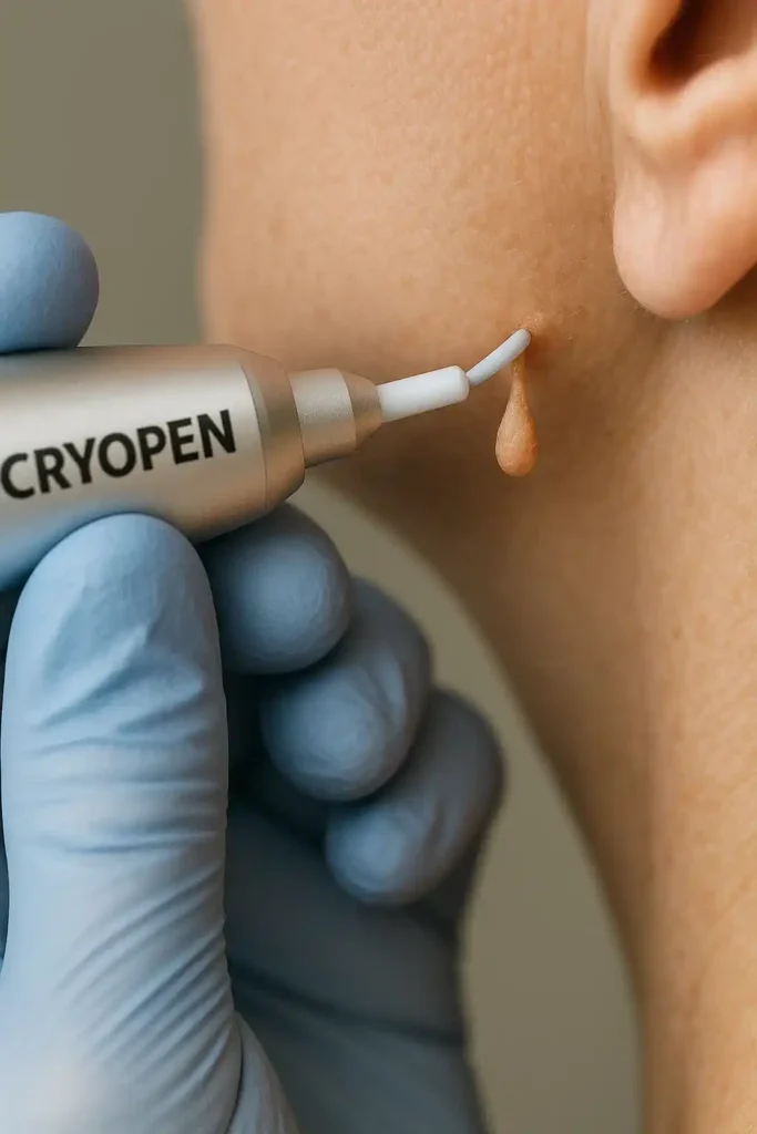 Cryopen for skin tags removal Nottingham speak to our team today!