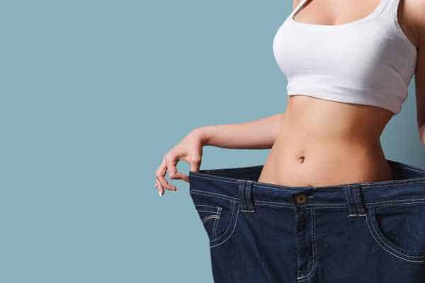 woman after fat reduction treatment Nottingham