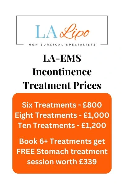 LA-EMS Incontinence Treatment Prices Nottingham