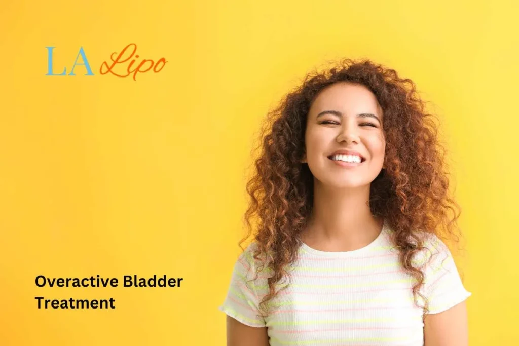 woman smiling about overactive bladder treatment Nottingham solutions